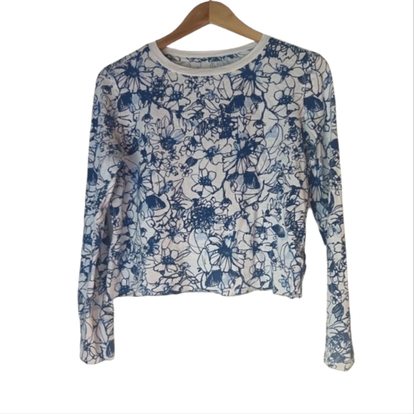 Sonal Nathwani Maeve Anthro Long Sleeve Printed Floral Top NEW - Picture 3 of 6